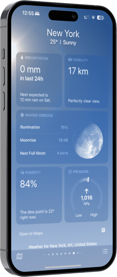Phone with the app screenshot
